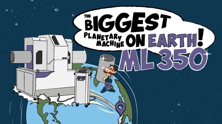ML350: The Biggest Planetary Machine on Earth! - Tube Polishing, Deburring  and Edge rounding machines | NS Máquinas